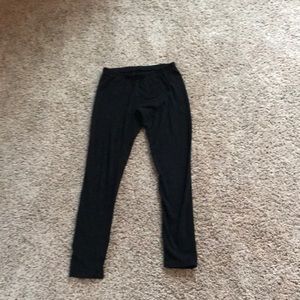 girls black leggings